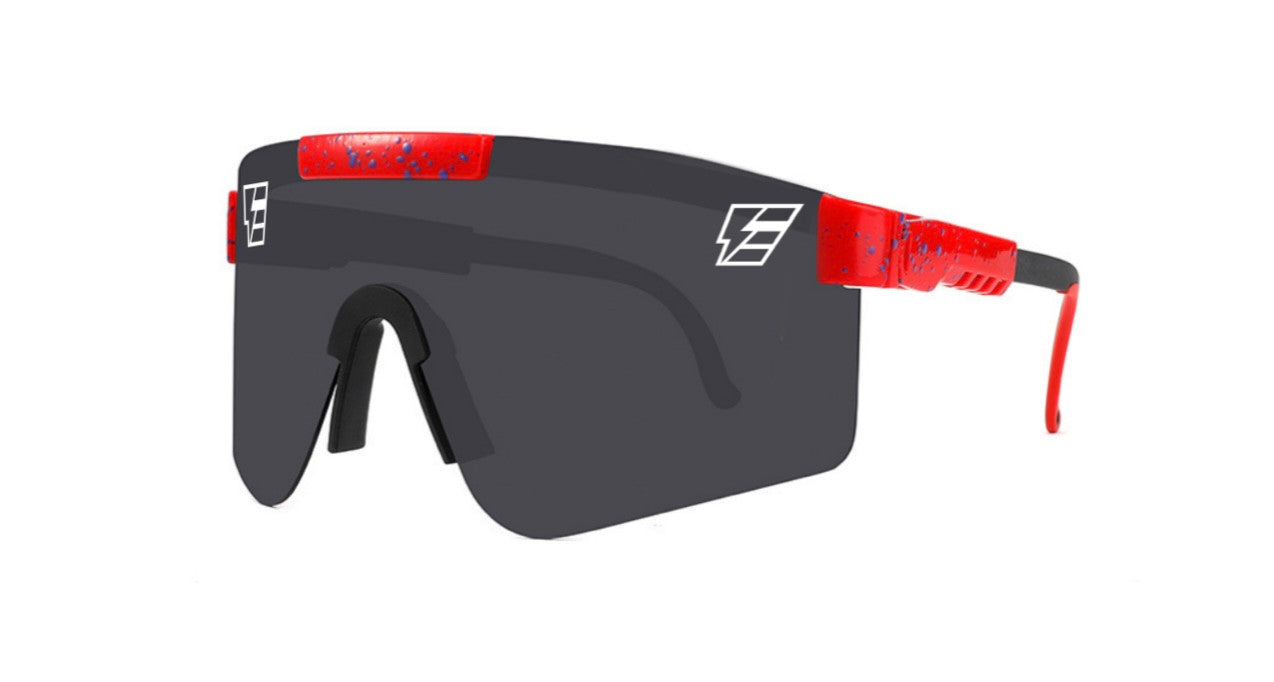 Retro Minis. Red Frame/Smoked Lens