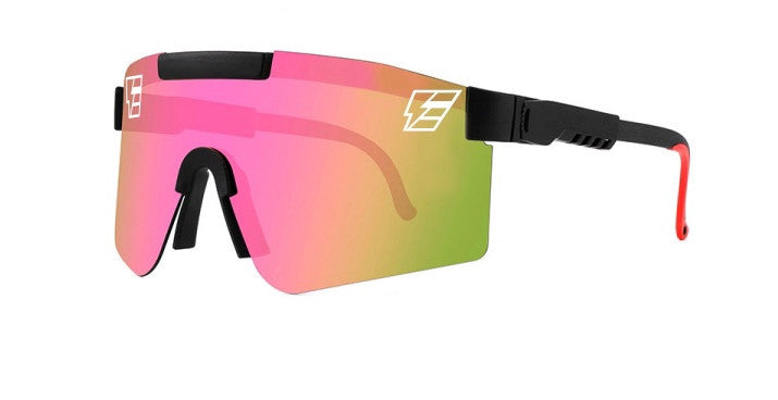 Retro Minis. Black Frame/Rainbow Lens