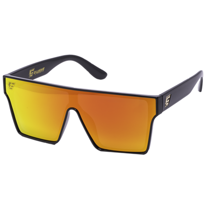 Voltage. Gloss Black/Sunset Revo Lens. Polarized