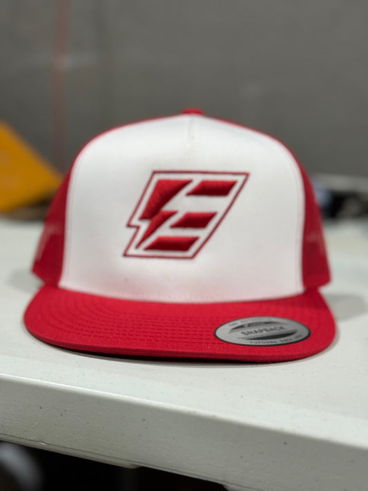 Red/White Snap back Hat